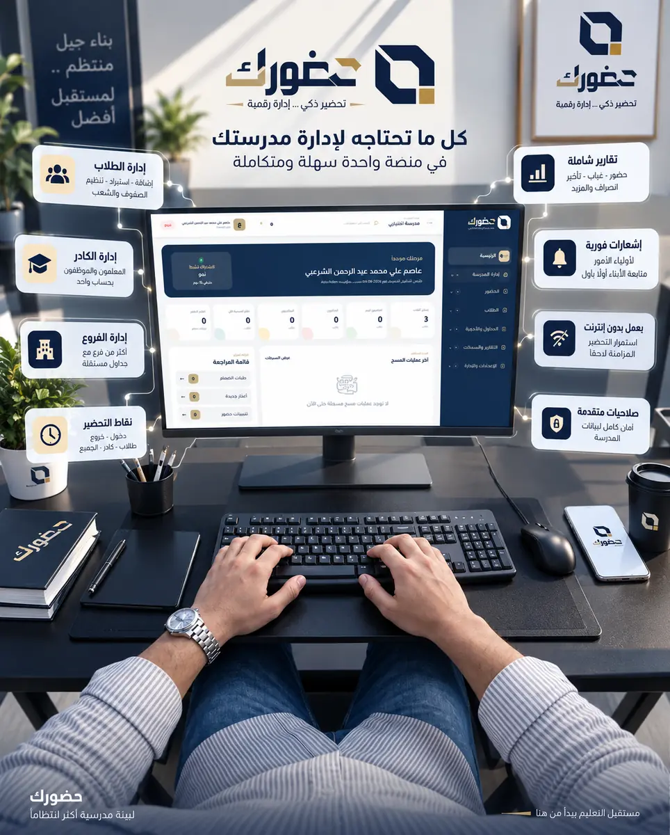 حضورك — منصة إدارة الحضور